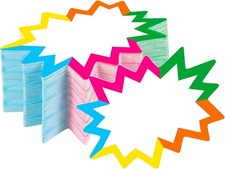 200Pcs Uncoated Star Price Labels - Eye-Catching Sales Tags for All Occasions