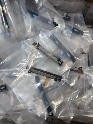 100X Complete Nintendo Switch Joy-Con Rails Set W/ Flex Button Rail repair part