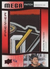 2023-24 Premier Mega Patch Commemorative Logo Mason McTavish 2/4 Anaheim Ducks