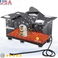 Multi-Use Waterproof Cat Shelter Heated House Outdoor Indoor Feral Animals