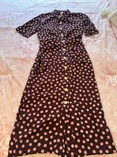 Kate Spade New York Pink Burgundy Floral Shirt Dress Long Sleeve Size 00