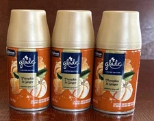 Glade Pumpkin & Ginger Automatic Spray Refills. 3 Pack. Limited Edition 