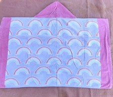 Pottery Barn Kids Rainbow 30" x 50" Beach Hooded Towel Wrap