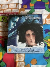 Black Short Wig for Cosplay Edward Scissorhands Halloween Party Costume RUBIES
