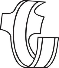 BOSAL 256-858 Auspuffdichtung Auspuffdichtung für OPEL KADETT D (31-34, 41-44)