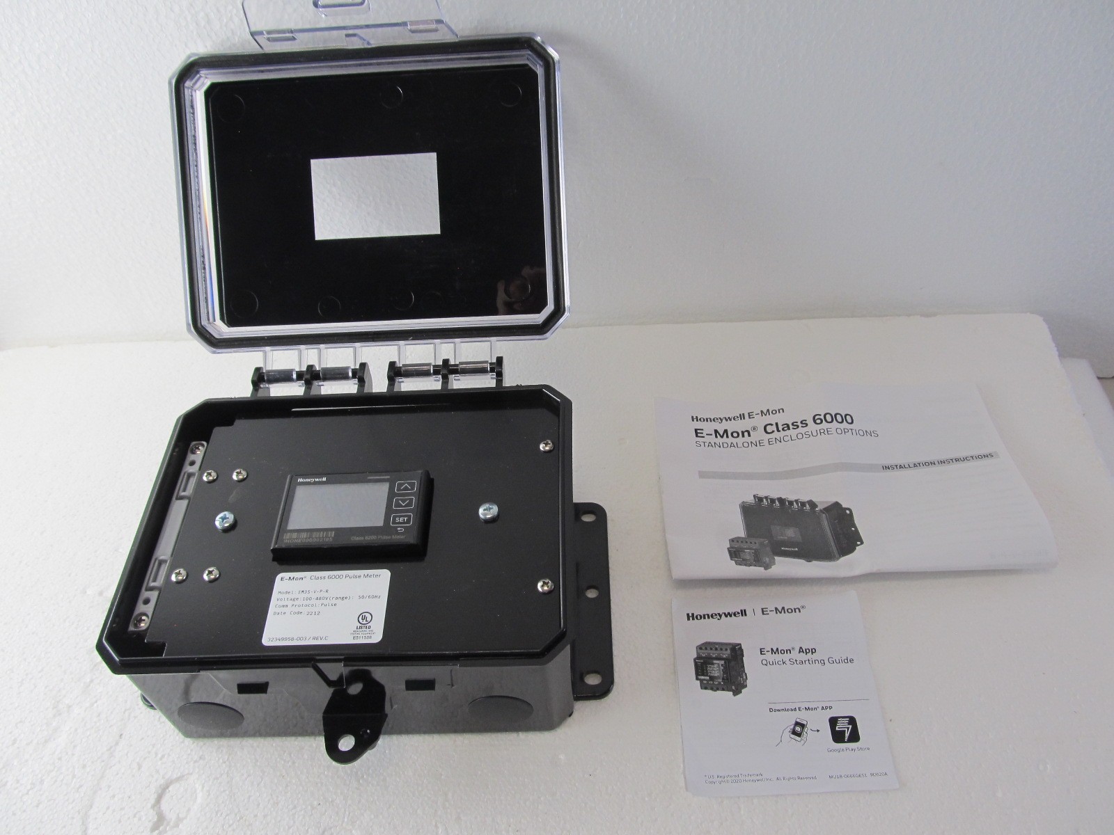 HONEYWELL EM3S-V-P-R 100-480V Range Pulse Comm Class 6000 Pulse Meter