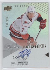 2013 Upper Deck Trilogy Rookie Premieres Level 1 /699 Ryan Murphy #185 Auto 0a7