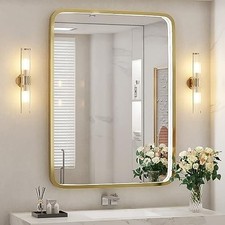 28x36 Inch LED Bathroom Mirror with lights,Wall Mounted Lighted Vanity Mirrors w