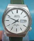 Vintage Seiko/Seiko Actus Silver Wave 6306 21J SS Automatic Japan Mens Watch
