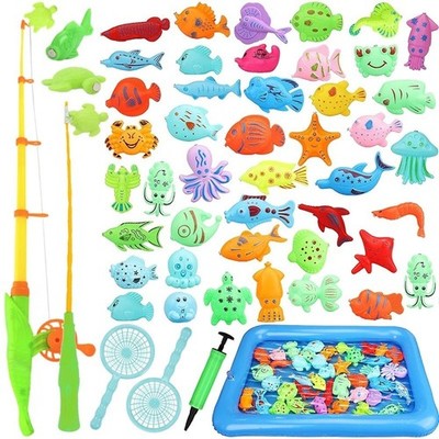 Spielzeug Fisch Set - Angelspiel für Kinder - bunte Party Gastgeschenke