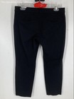 Banana Republic Womens Black Sloan Flat Front Pockets Cropped Pants Size 4P — photo 2