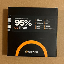 Chiaro 95 72mm UV Filter 95-UVAT72 --- New