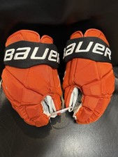 2025-2026 NHL Anaheim Ducks JOHN CARLSON PHOTOMATCHED GAME WORN USED GLOVES