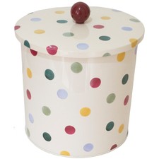 Emma Bridgewater Polka Dot Biscuit Barrel Cookie Storage Elite Tins