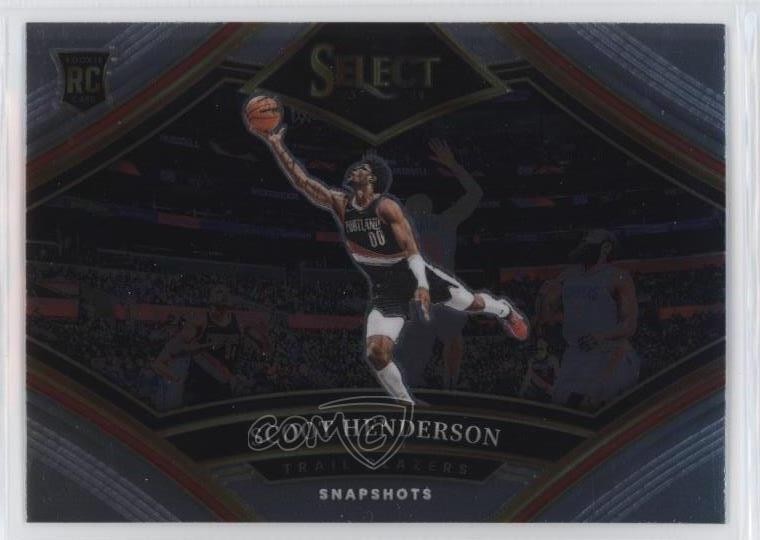 2023-24 Panini Select Snapshots Scoot Henderson #10 11ds
