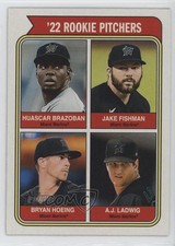 2023 Heritage Topps Rookie Stars SP AJ Ladwig Jake Fishman Bryan Hoeing 0ms9