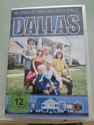 Dallas Staffel 1 und 2 Komplettset, 6 DVDs, 1978. Nur 1x abgespielt.