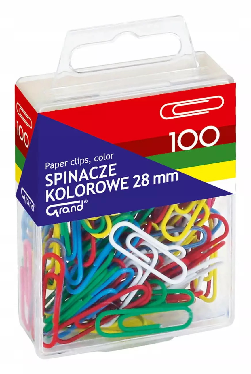 5903364258795 Spinacze kolorowe 100szt GRAND Grand 2990₽