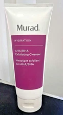 Murad • Hydration AHA/BHA Exfoliating Cleanser • Full Size 6.75 fl oz • NewNoBox
