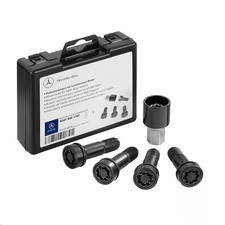 Mercedes-benz Oem Wheel Lock Bolt Set 4 Black Anti Theft A0019901707 Us Stock Mercedes-benz Oem Wheel Lock Bolt Set 4 Black Anti Theft A0019901707 Us Stock