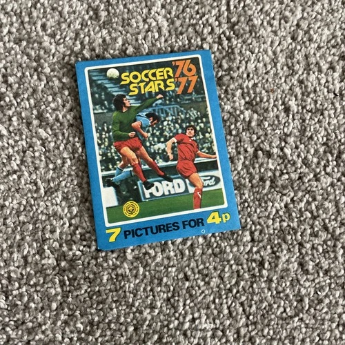 FKS SOCCER STARS 1976 1977 PACKET PACK STICKERS 7 STICKERS 1976