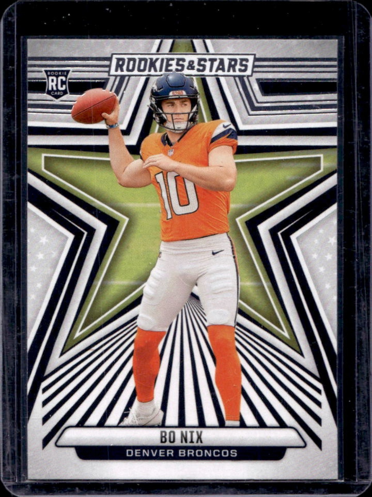 2024 Panini Rookies & Stars Bo Nix RC Rookie #108 Broncos