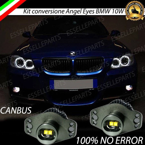 LAMPADE LED CREE 20W PER ANGEL EYES BMW SERIE 3 E90 fino al 12/2007 CANBUS 6000K - Foto 1 di 3