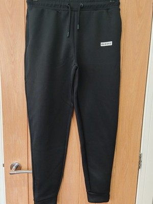 Bristol Rascal Essential Joggers Age 15-16 Years Black Stretch