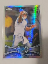 2012 Topps Chrome Prism Refractor 052/216 Matthew Stafford #126