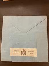 ITALY OFFICIAL ENVELOPE OF POLITICAL ELECTION 24/ 3 / 1929 SEE PHOTOS PLEASE