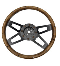 Vintage Grant Walnut Steering Wheel -model Challenger 404 -muscle Car 13 12 Vintage Grant Walnut Steering Wheel -model Challenger 404 -muscle Car 13 12