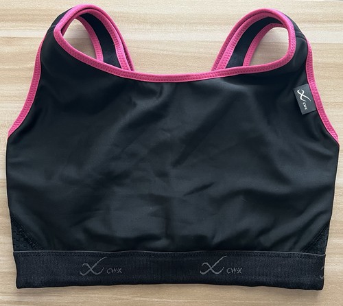 CW-X Damen High Support Impact Sport BH Schwarz 32D 165104 Kompression Wacoal