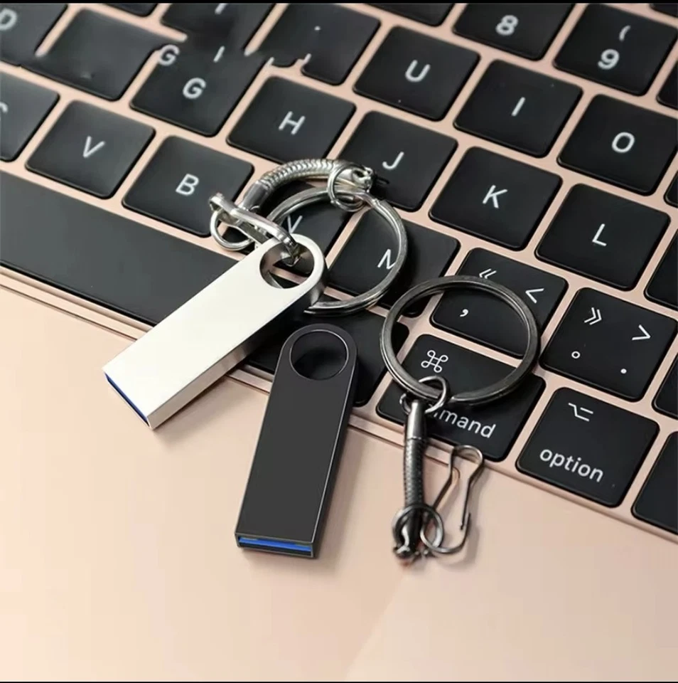 4TB - USB 3.0 Metal Flash Drive Waterproof Keychain Pen Drive - Image 4 of 4
