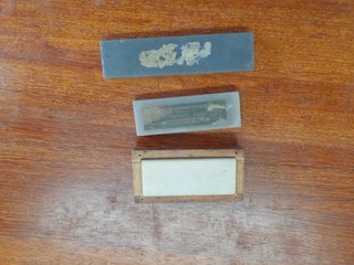 arkansas oilstones with labels