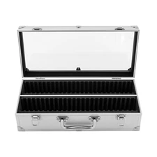 Aluminum Storage & Display Box Case Holds 50 PCGS NGC ANACS Coin Holders Slabs