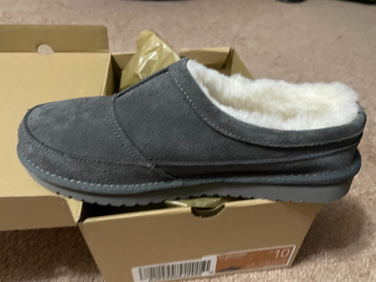 Mens Slippers Dsw Koolaburra Slippers Ugg Outlet Slippers Koolaburra By Mens Ugg Slippers Kohls Koolaburra By UGG  Men's Graisen Suede Slipper, Stone Gray Size 10