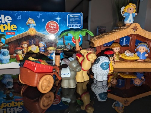 Fisher Price Little People Deluxe Christmas Story Nativity Musical Light - Picture 6 of 7