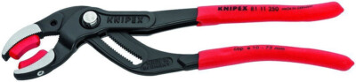 KNIPEX 81 11 250 10'' Pipe & Connector Pliers with Soft Jaws