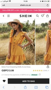 mustard dress size 16