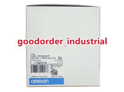 Genuine Omron CJ2H-CPU68-EIP PLC Module CJ2H-CPU68-EIP New In Box DHL/UPS