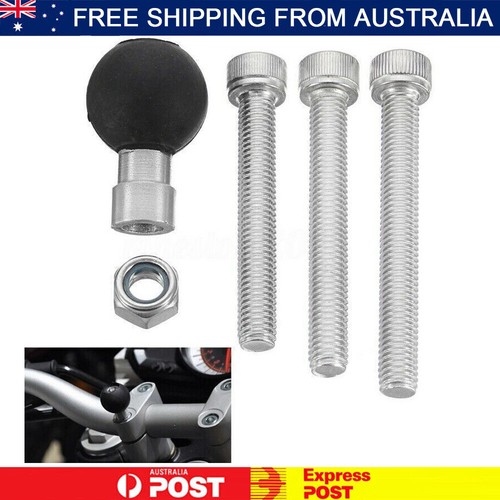 Supporto Manubrio Moto Con Sfera Da 1 Pollice - Kit Viti M8 Per Montaggio Facile - Foto 7