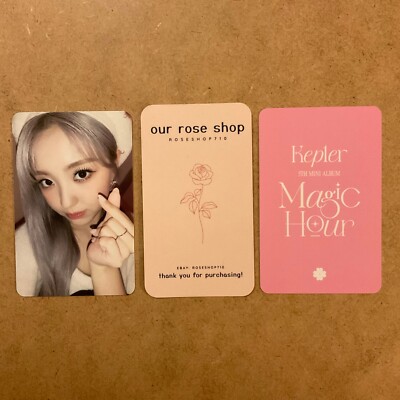 Kep1er Magic Hour Official Album POB Photocard (Beloved, Sunkissed