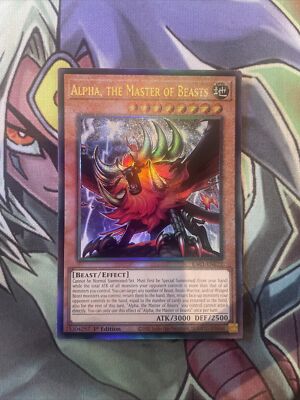 RA01-DE022 Alpha, Der Meister der Bestien Neu Ultimate Rare NM 1. Auflage Yugioh