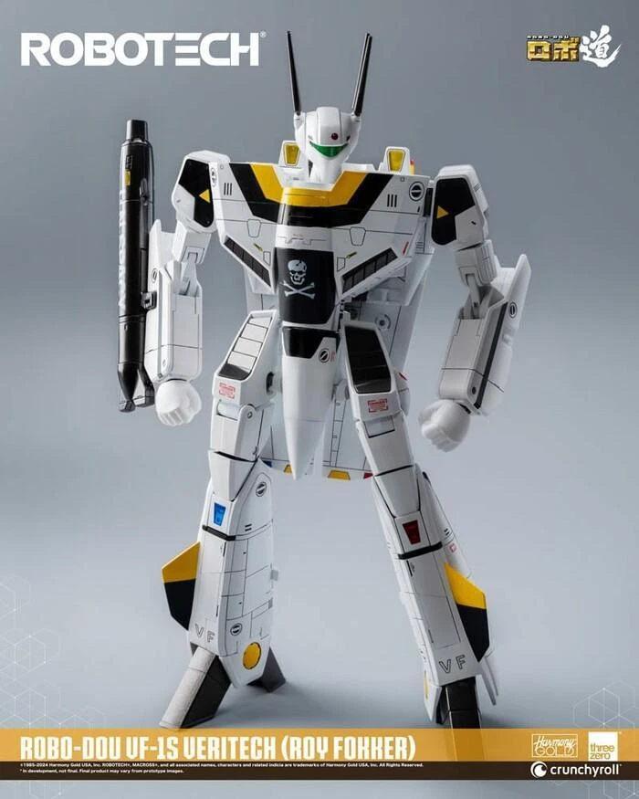 MACROSS - ROBOTECH - VF-1S Veritech Roy Fokker Robo-Dou Action Figure ThreeZero - Imagen 2 de 4