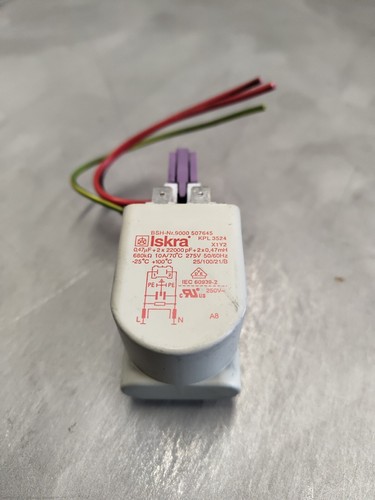 Siemens WM12E1193/25 Kondensator Entstörfilter Waschmaschine 9000507645 #50363