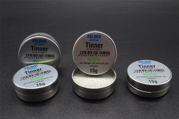 4X 15G Tinner Felder LöTspitzenreiniger + Verzinner LöTkolben Bleifrei LöTen-image