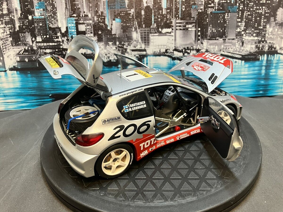 Auto Art 1/18 Peugeot 206 #1 WRC Monte-Carlo Gronholm Auto Art 1/18 Peugeot 206 #1 WRC Monte-Carlo Gronholm