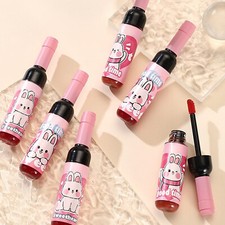 Women Girls Lip Gloss Trendy Lip Tint Non-smudged Lipstick Makeup Tool Cute 1Pc