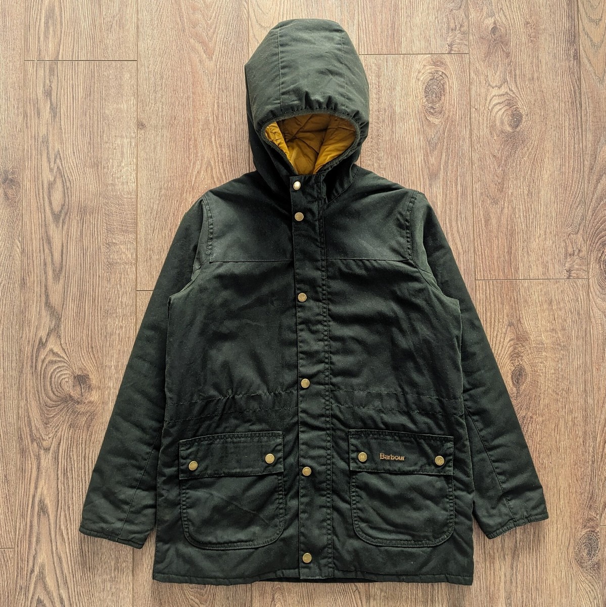 Barbour ジャケット　キッズLサイズ Barbour Boys Durham Wax Jacket Size XL Junior Waxed Cotton | eBay