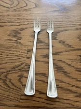 National Silver Co. 2 Fork Vintage Cocktail Seafood Olive Silverplate Flatware